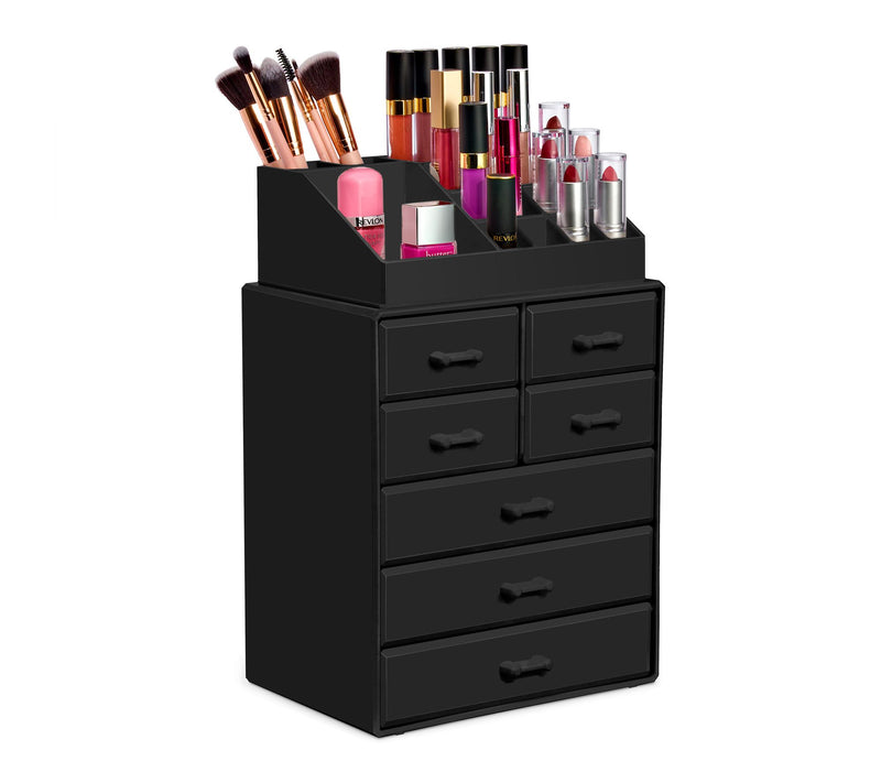 Sorbus Makeup Organizer, Brush Holder and MakeUp Drawers — View 7