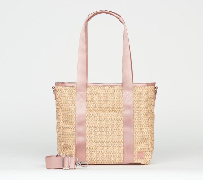 "As Is" IHKWIP Raffia Carry Your Confidence Tote w/ Crossbody Strap — View 17