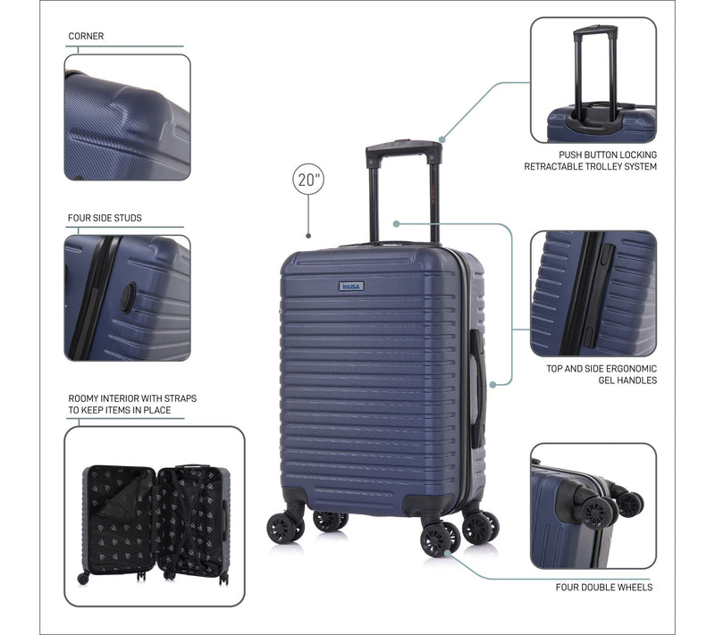 InUSA DEEP Lightweight Hardside Spinner 20in Carry-On — View 3