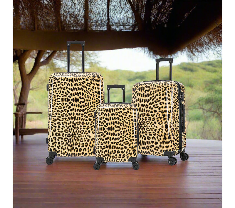 InUSA Prints Lightweight Hardside Spinner 3 Piece Luggage — View 4