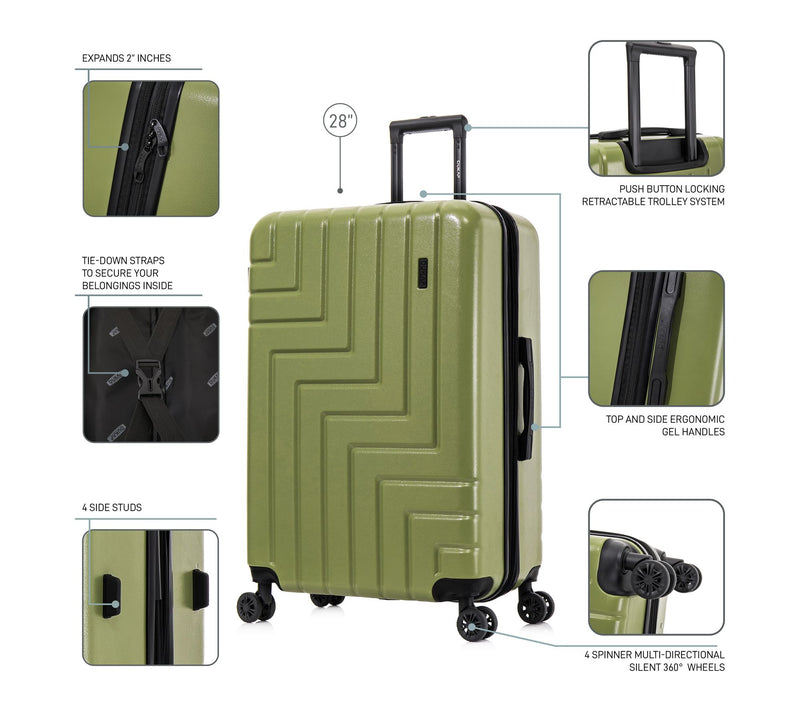 DUKAP Zahav Lightweight Hardside Spinner 28in — View 3