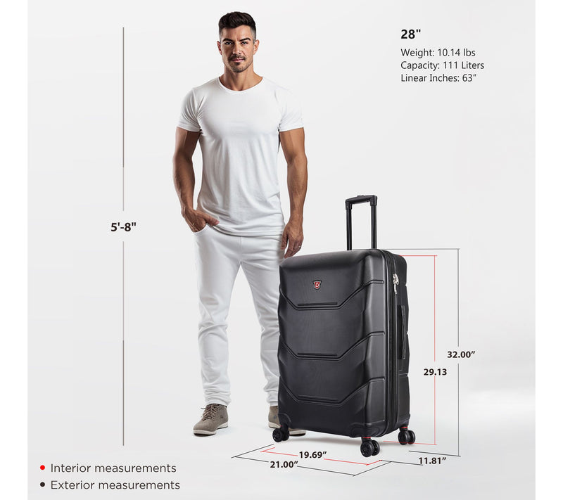 Dukap Zonix Lightweight Hardside Spinner 30in — View 2