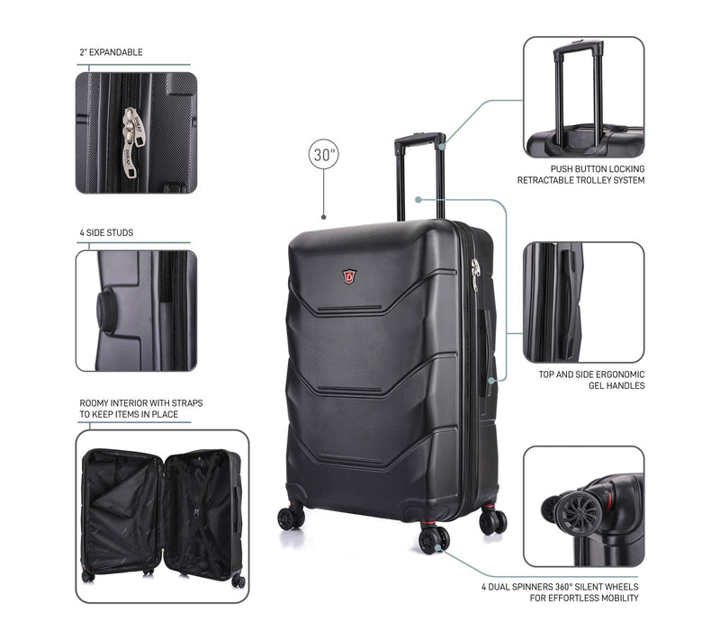 Dukap Zonix Lightweight Hardside Spinner 30in — View 3