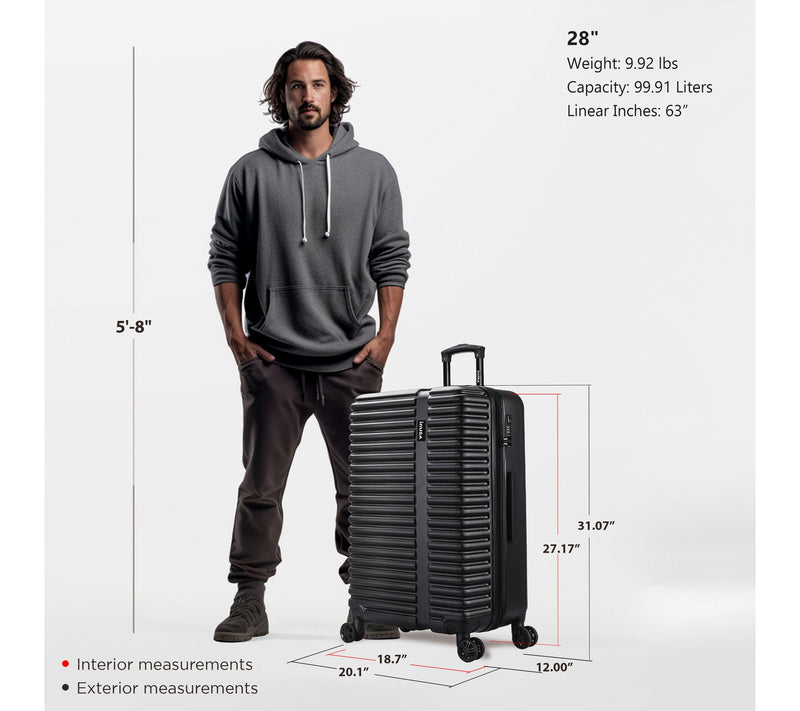 InUSA Ally Lightweight Hardside Spinner 28in — View 2