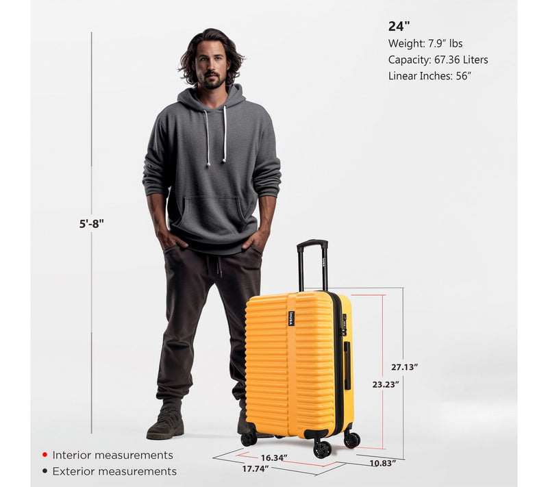 InUSA Ally Lightweight Hardside Spinner 24in — View 3