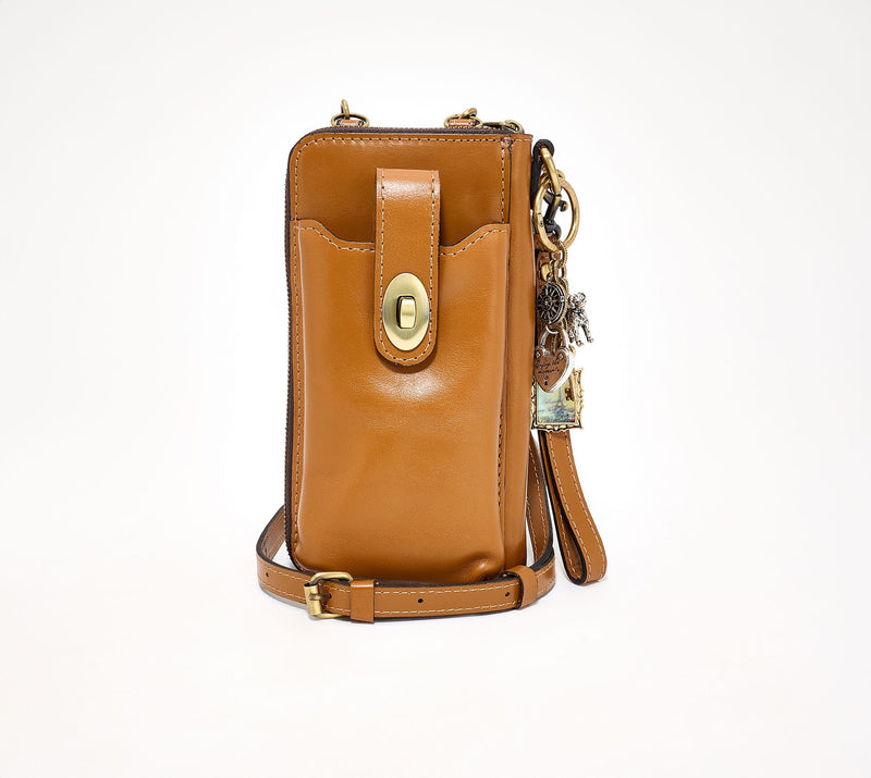 "As Is" Patricia Nash Amalia Leather Phone Crossbody — View 14