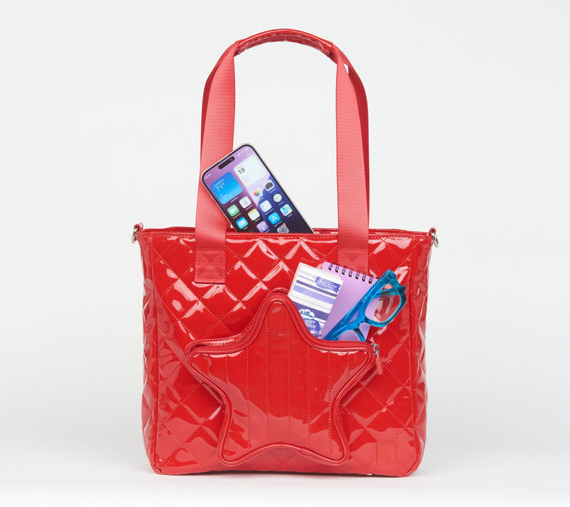 "As Is" IKHWIP Shooting Star Tote with Crossbody Strap — View 2