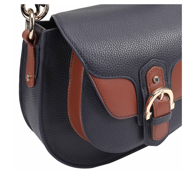 "As Is" Paul Costelloe DressageLeather Saddle Bag with Crossbody Strap — View 7