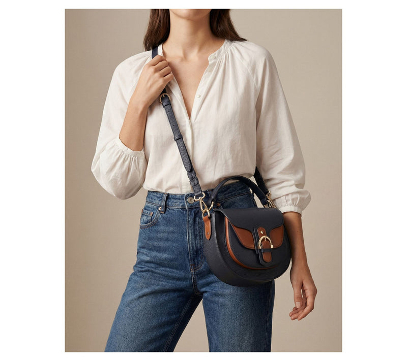 "As Is" Paul Costelloe DressageLeather Saddle Bag with Crossbody Strap — View 8