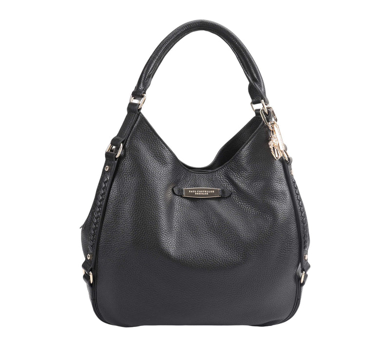 "As Is" Paul Costelloe DressageLeather Whipstitch Slouch Bag — View 11