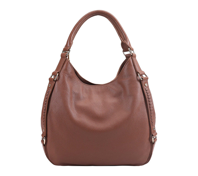 "As Is" Paul Costelloe DressageLeather Whipstitch Slouch Bag — View 3