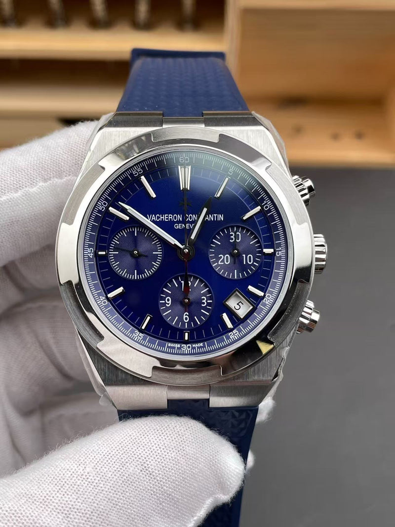 Overseas Series Watch 5500V Blue Dial — View 6