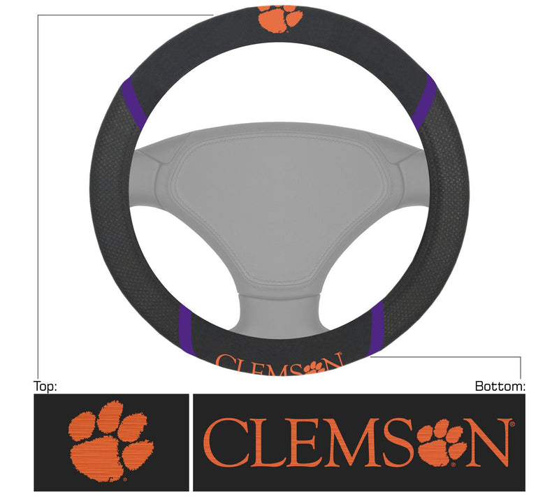 Fanmats NCAA Embroidered Steering Wheel Cover — View 5