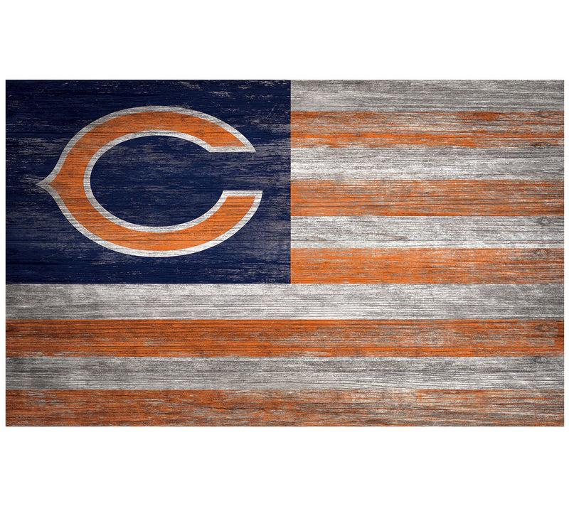 NFL Distressed Wall Decor Flag — View 3