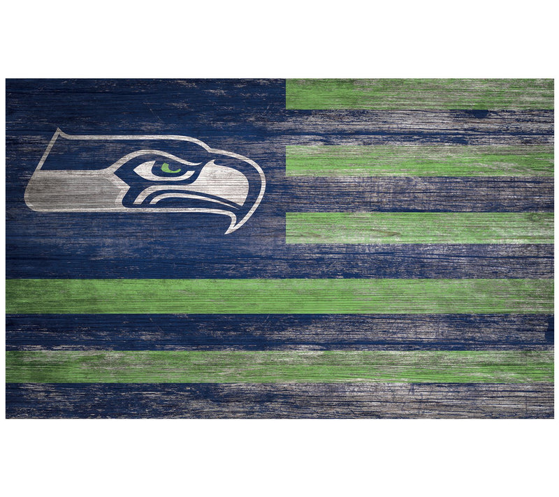 NFL Distressed Wall Decor Flag — View 29