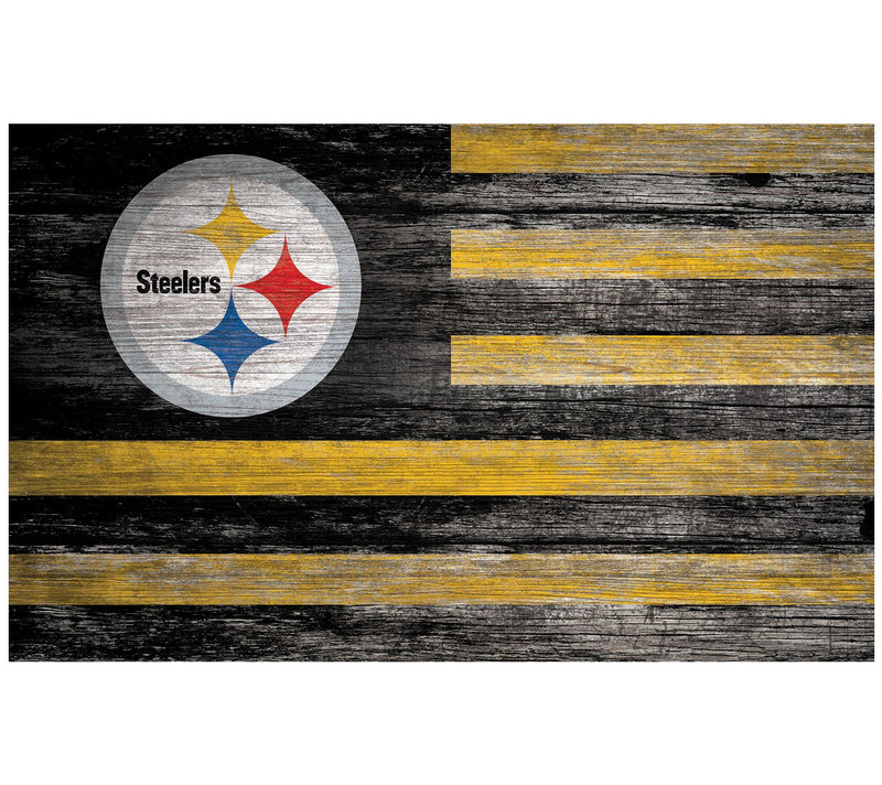 NFL Distressed Wall Decor Flag — View 30