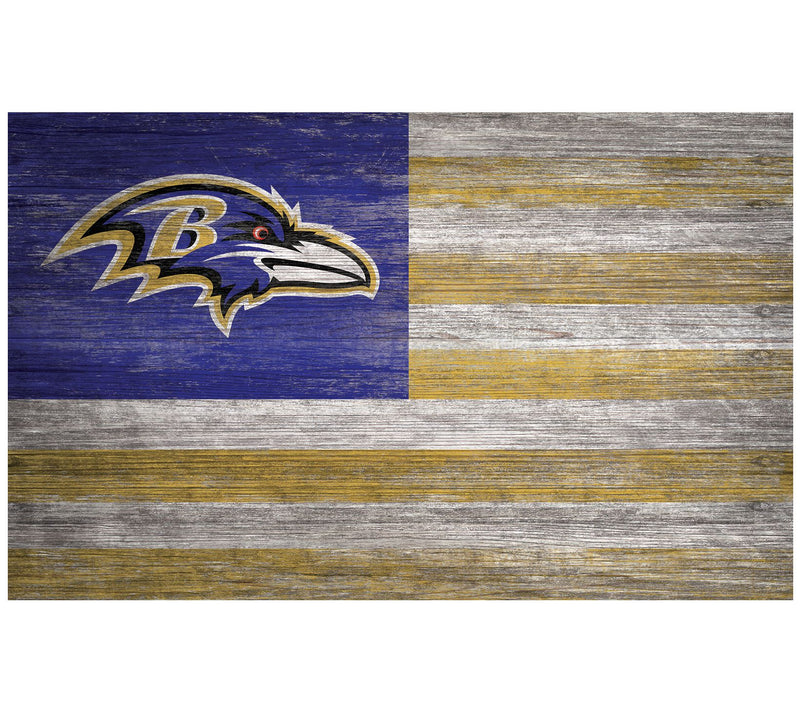 NFL Distressed Wall Decor Flag — View 26