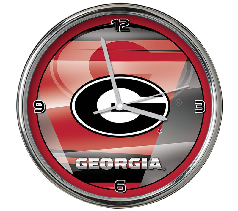 NCAA 12" Shadow Chrome Clock — View 12