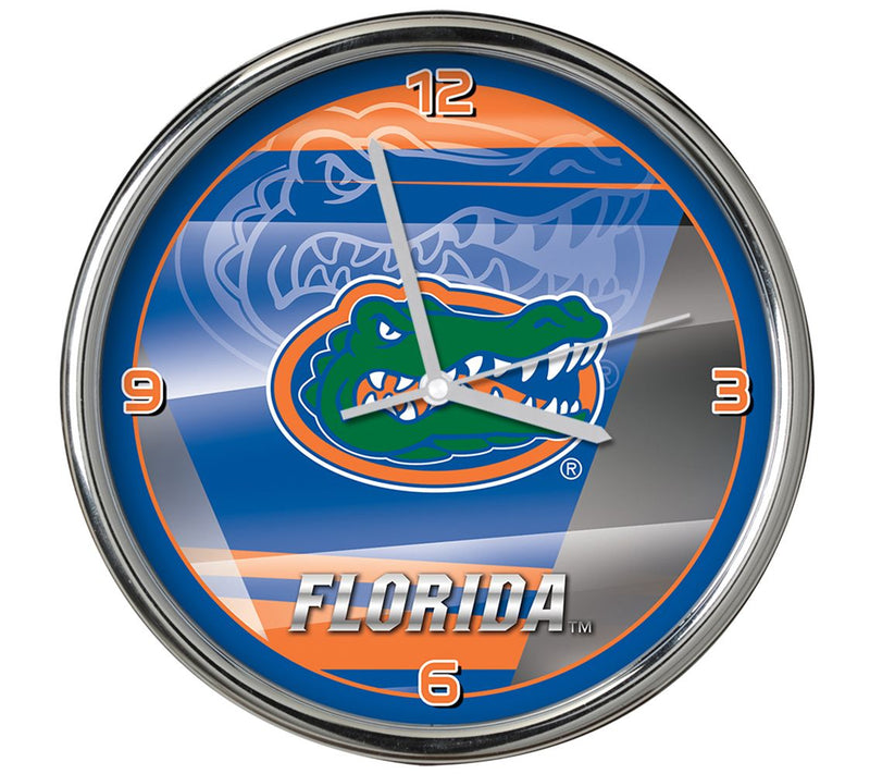 NCAA 12" Shadow Chrome Clock — View 10
