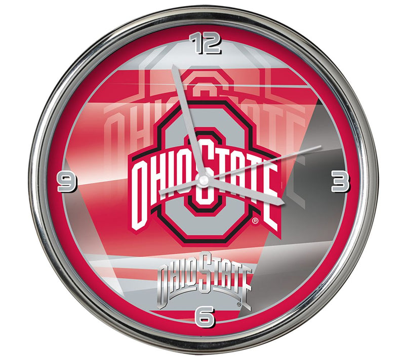 NCAA 12" Shadow Chrome Clock — View 33