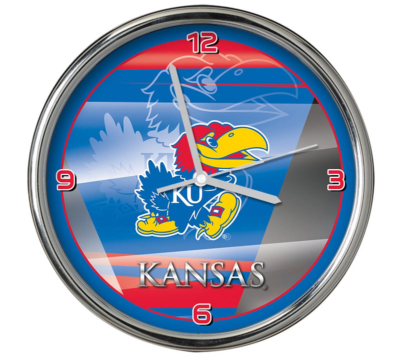 NCAA 12" Shadow Chrome Clock — View 18