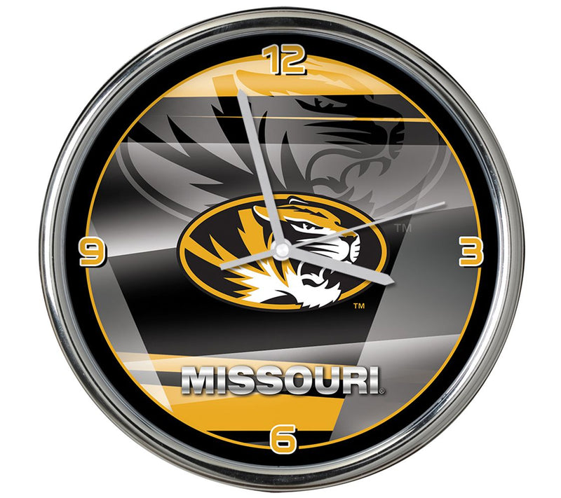 NCAA 12" Shadow Chrome Clock — View 29