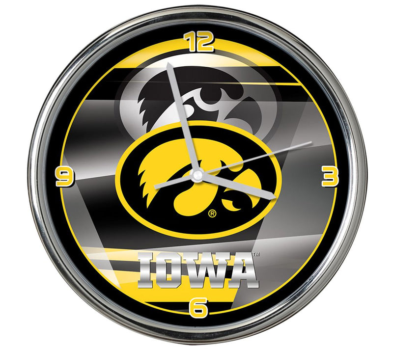 NCAA 12" Shadow Chrome Clock — View 16
