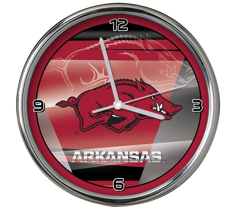NCAA 12" Shadow Chrome Clock — View 5