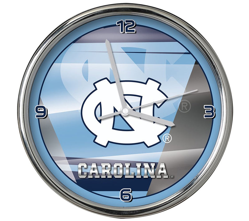 NCAA 12" Shadow Chrome Clock — View 45