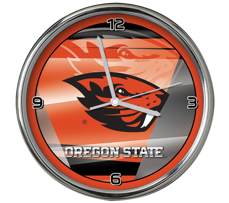 NCAA 12" Shadow Chrome Clock — View 37