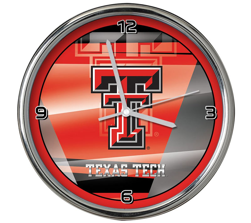 NCAA 12" Shadow Chrome Clock — View 44