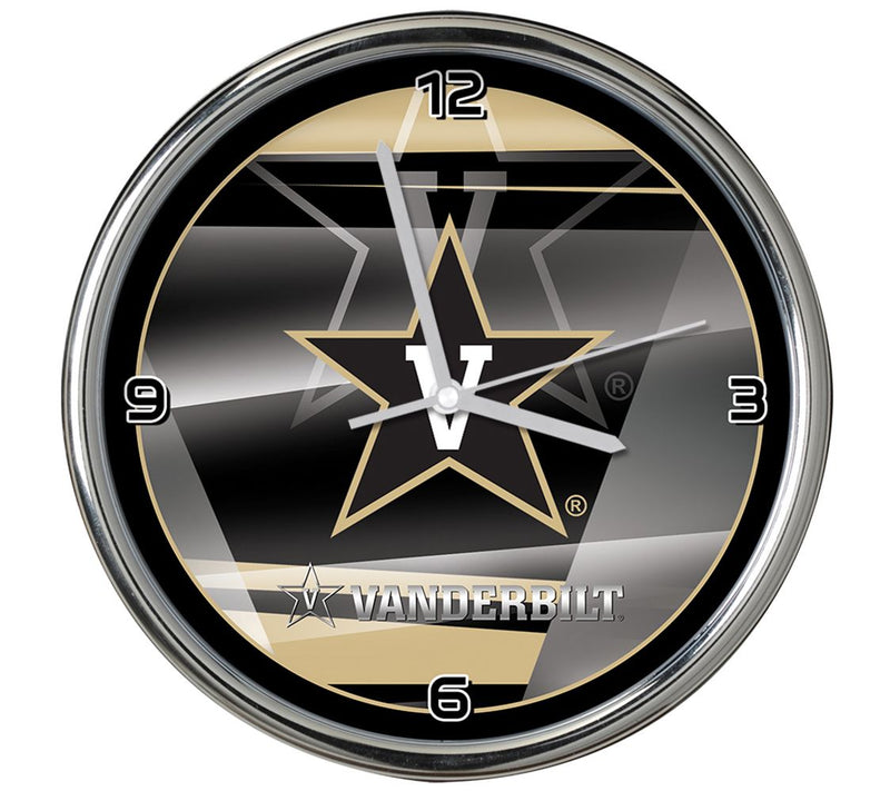 NCAA 12" Shadow Chrome Clock — View 46
