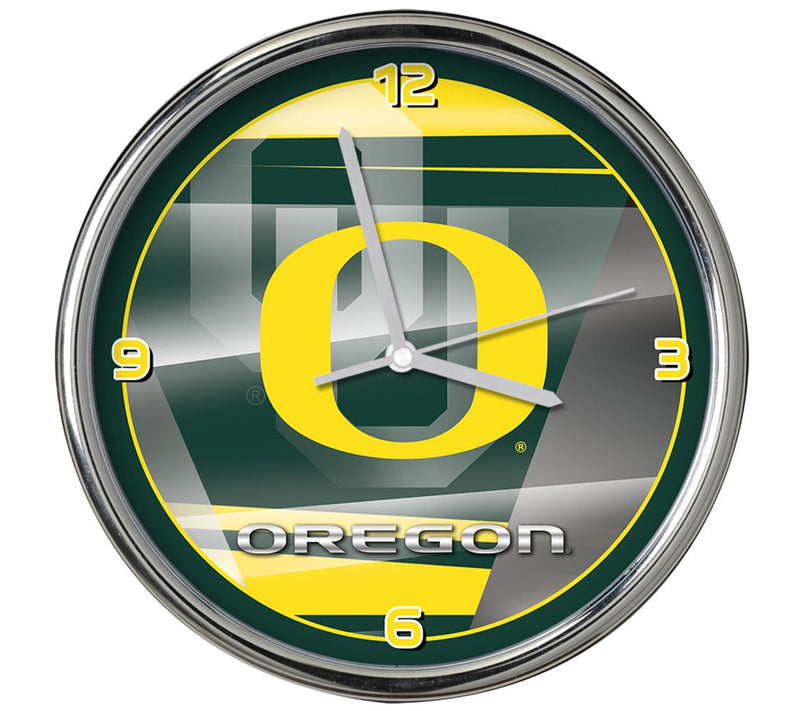 NCAA 12" Shadow Chrome Clock — View 36