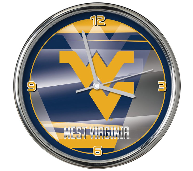 NCAA 12" Shadow Chrome Clock — View 48