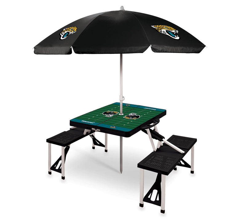 Picnic Time NFL Portable Picnic Table with Umbrlla — Main view