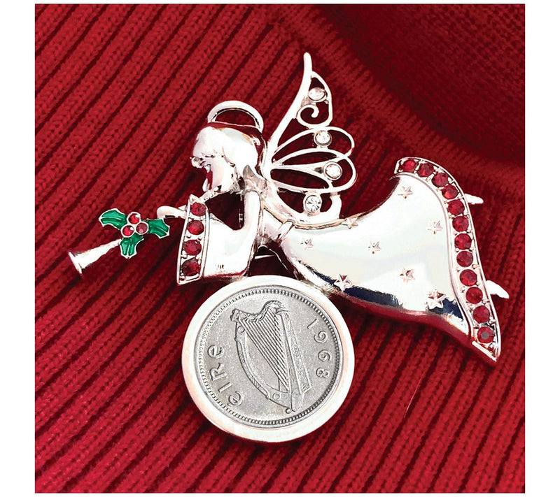 American Coin 3 Pence Irish Coin Angel Holidayooch — View 7