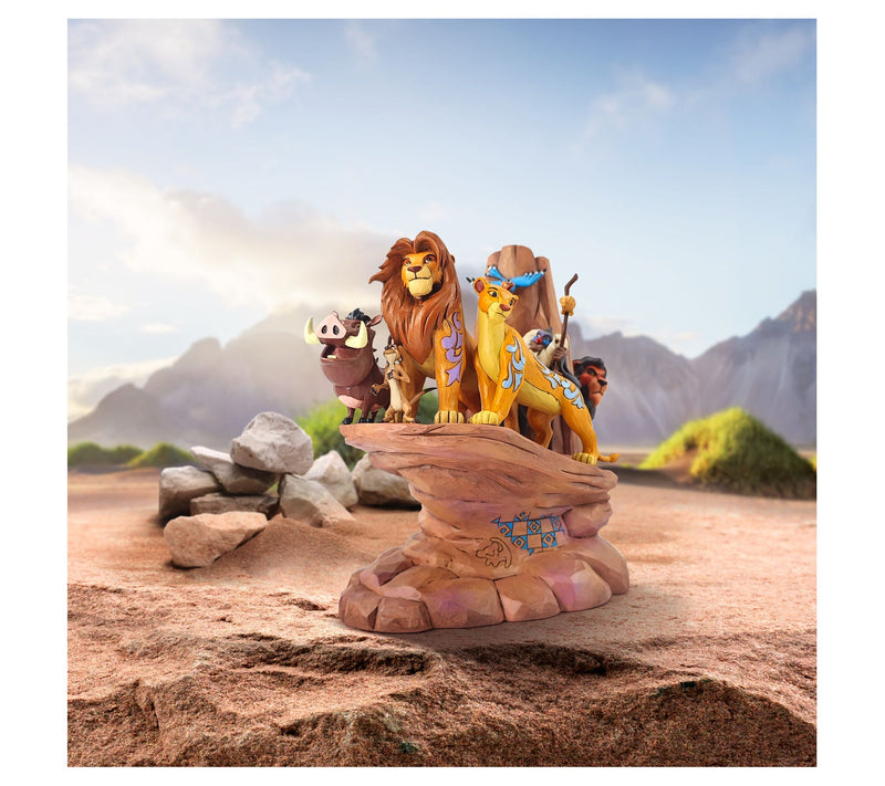 Disney Traditions Lion King Carved in Stone — View 5