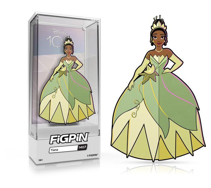 Disney 100 FiGPiN Deluxe Pin Set: Elsa, Simba, Tiana — View 4
