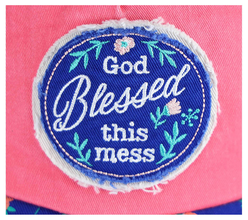 Cherished Girl Cap - God Blessed Floral — View 7