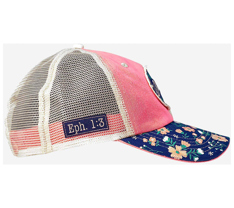 Cherished Girl Cap - God Blessed Floral — View 5