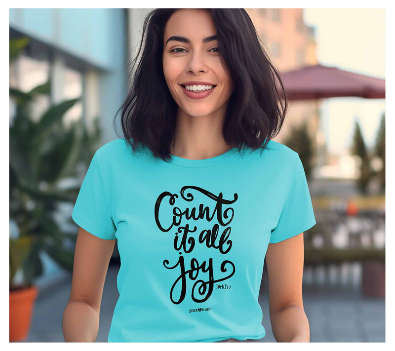 grace & truth Women's T - Count It All Joy — View 4