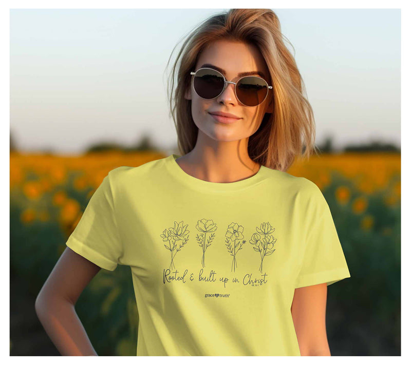 grace & truth Women's T - Rooted And Built Up — View 4