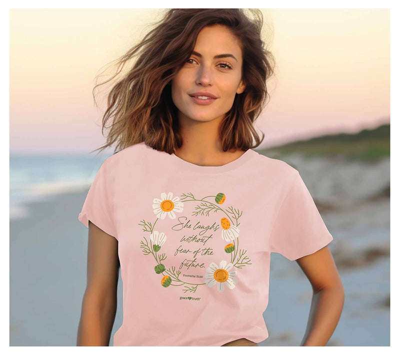 grace & truth Women's T - Laugh Daisies — View 4