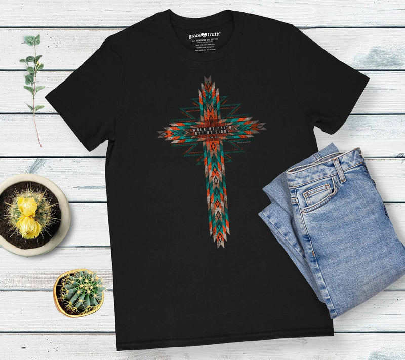 grace & truth Women's T - Southwestern Cross — View 3