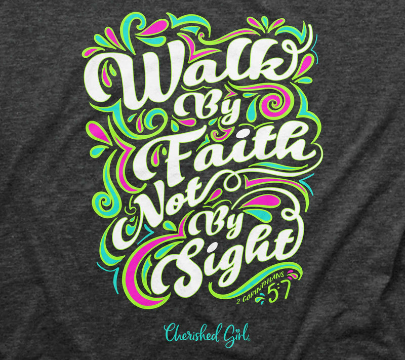 Cherished Girl Adult T - Not By Sight — View 4