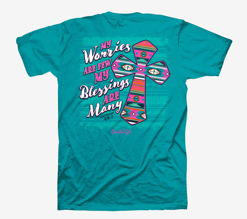 Cherished Girl Adult T - Serape Cross — View 4