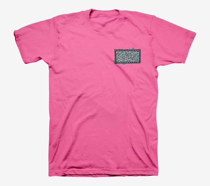 Cherished Girl Adult T - Leopard Cross — View 4