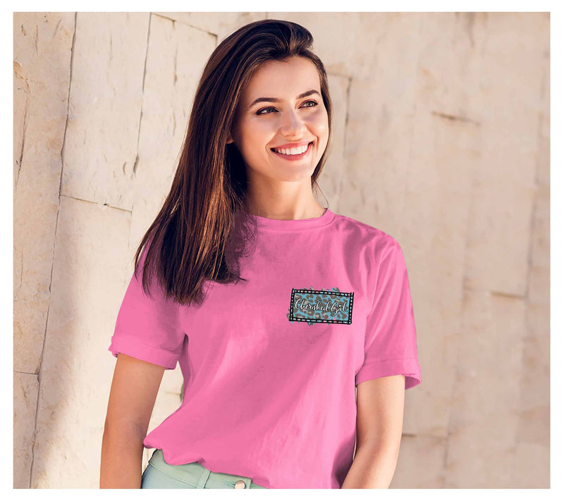 Cherished Girl Adult T - Leopard Cross — View 7