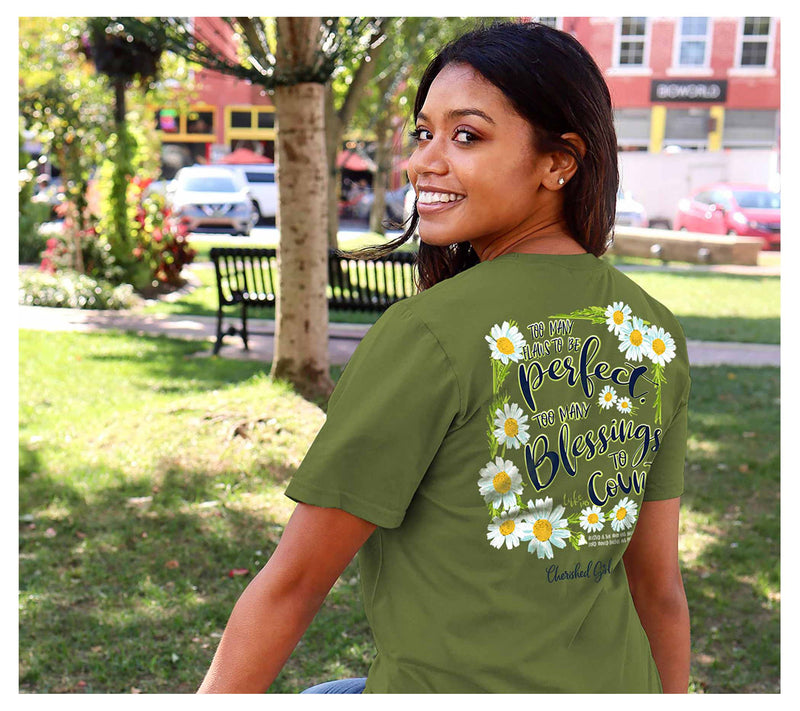 Cherished Girl Adult T - Too Many Blessings — View 5