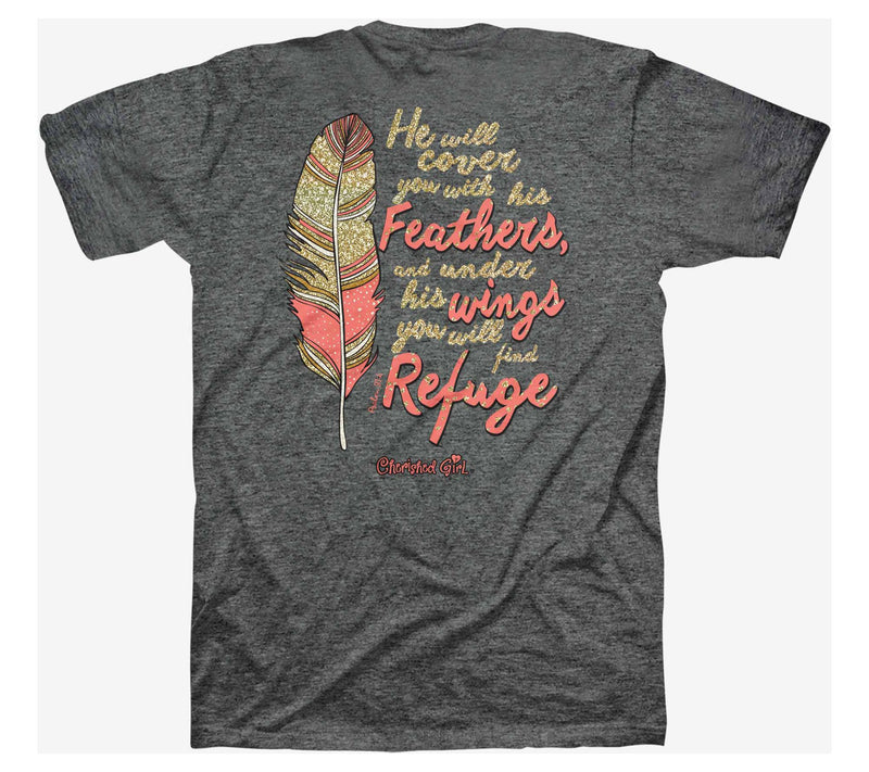 Cherished Girl T - Cherished Feathers — View 3